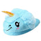 Blue Unicorn Slippers
